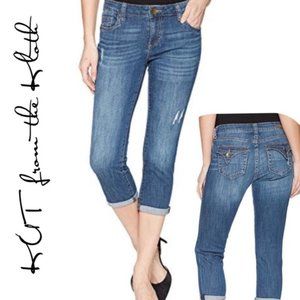 KUT from Kloth Maggie Skinny Boyfriend Jeans Sz 4